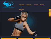 Tablet Screenshot of doplnky-fitness.sk